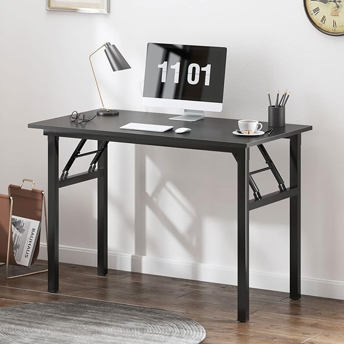 SDHYL 39 inchesNo Assembly Foldable Computer Desk - Image 2