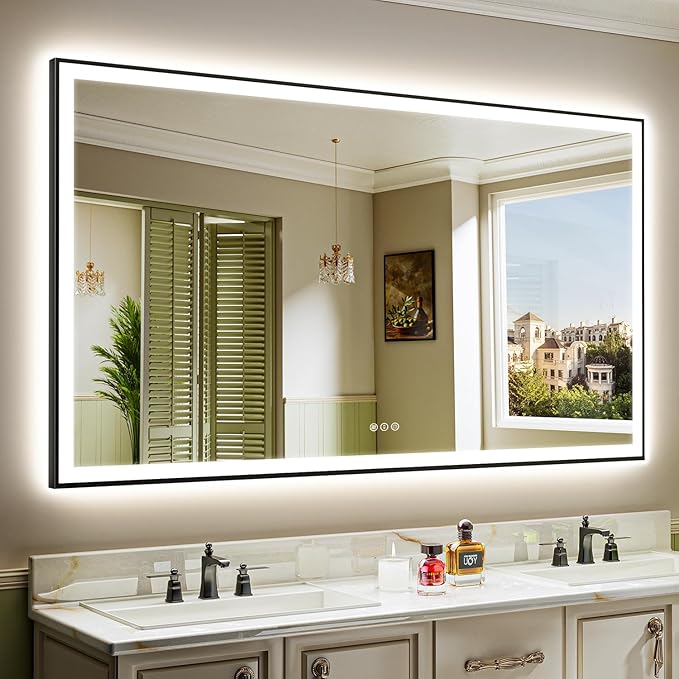 72x40 Inch LED Bathroom Mirror by YEELAIT