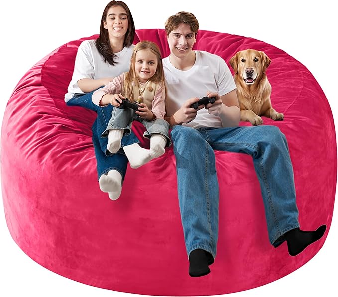 Homguava 6 FT Bean Bag Chair: 6' Bean Bags - Image 4