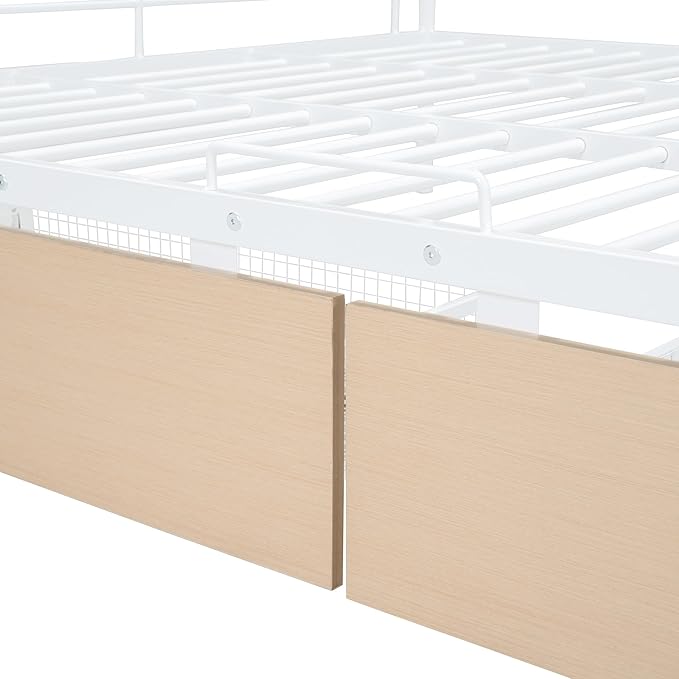 Full Over Queen Metal Bunk Bed - Image 6