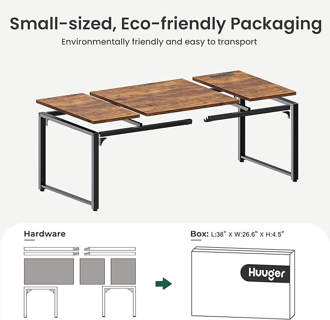 Huuger 63 x 31.5 inch Desk - Image 9