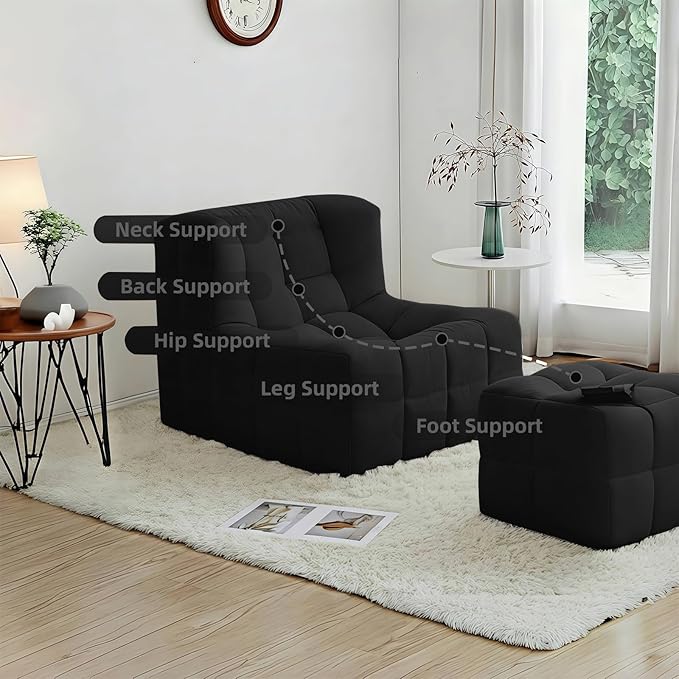 Bean Bag Chair - Memory Foam Bean Bag Chair - Image 4