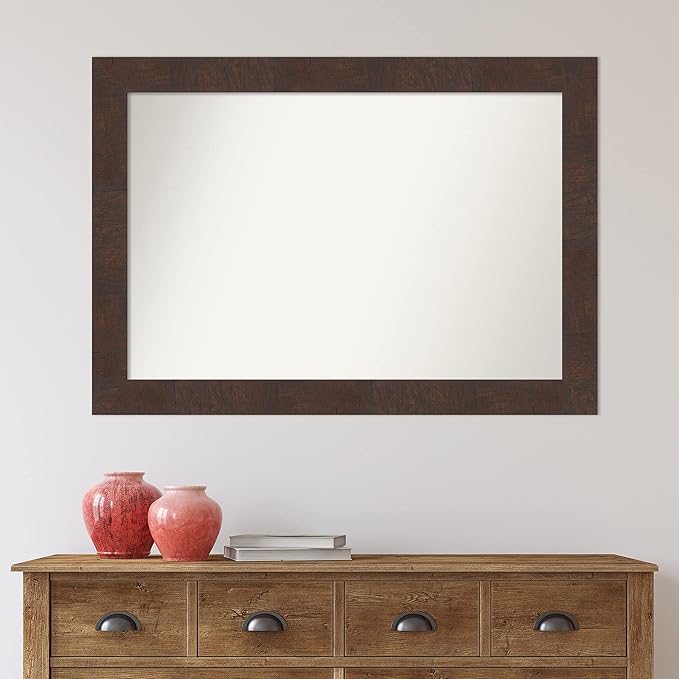 Amanti Art White Bathroom Mirror - Image 6