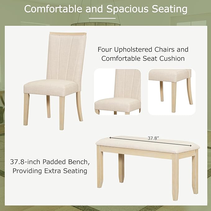Ball & Cast 6 Piece Dining Table Set - Image 6