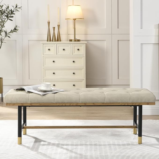 Shoe Bench Entryway, End of Bed Bench, Bench - Image 6