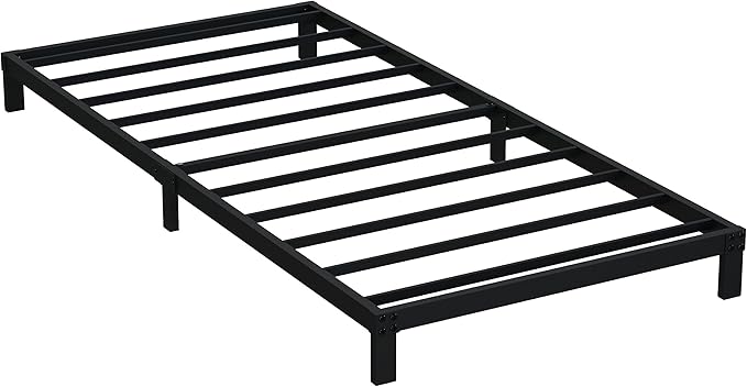 EMODA 6 Inch Twin Bed Frames No Box Spring Needed, Heavy Duty Metal Twin - Image 9