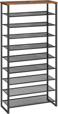HOOBRO 10-Tier Shoe Rack, 29.5" L Shoe Storage Organizer, Large Capacity Shoe by HOOBRO