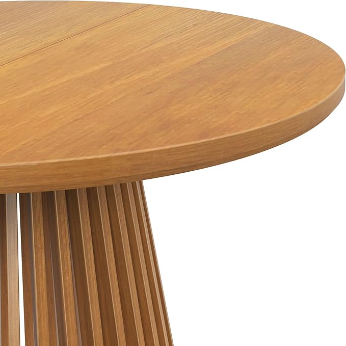 Plank+Beam Lido Round Dining Table, Minimalist Kitchen Table - Image 4
