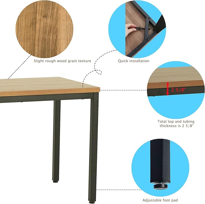 Modern 48 Inch Computer Desk for Home Office - Image 5