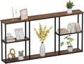 WOHOMO Console Table, 3-Tier Small Entryway Tables, Narrow Sofa Table by WOHOMO