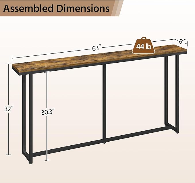Yaheetech Narrow Console Table - Image 3