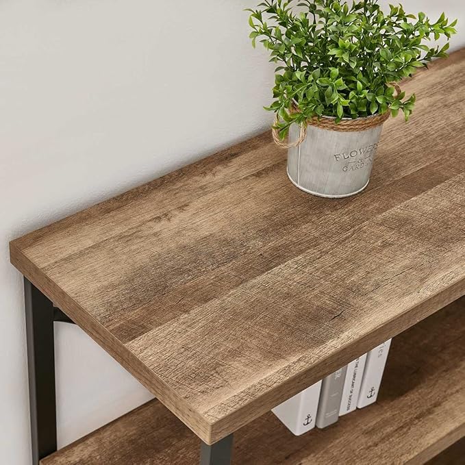 BON AUGURE Console Tables for Entryway, Industrial Sofa Table Behind Couch - Image 5