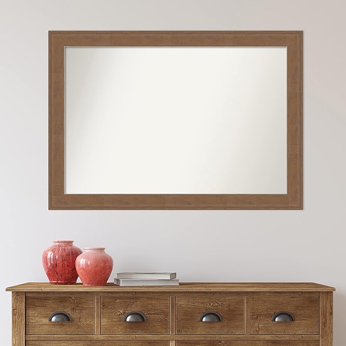Amanti Art Brown Bathroom Mirror - Image 6