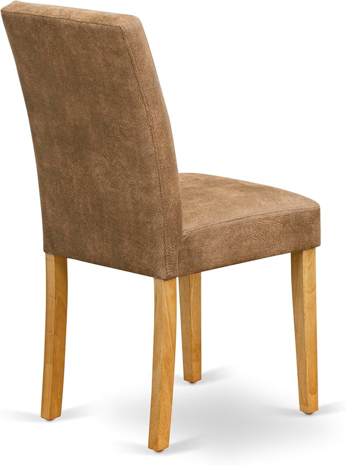 East West Furniture VAAS5-OAK-28 5 Piece Mid Century Modern Dining Set Consists - Image 10