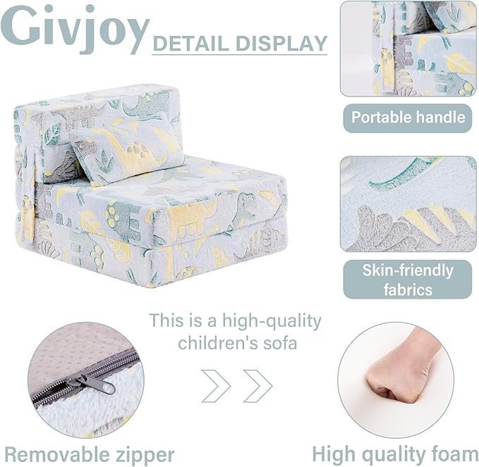 Folding Sofa Bed Floor Mattress - Image 5