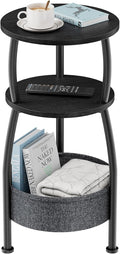 Small Round end Table for Living Room by Yuede