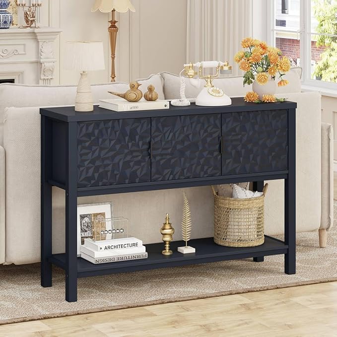 FATORRI Console Table for Entryway, Modern Sofa Table - Image 7