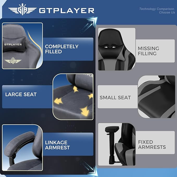 GTPLAYER Gaming Chair Fabric - Image 9