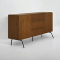 NTC Veil Sideboard with 2 Doors and 3 Drawers, Buffet Cabinet with Vertical by NTC