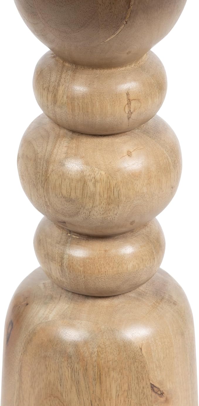 Kate and Laurel Tirollo Modern Round Drink Table; 10 x 10 x 22; Natural Wood; - Image 8