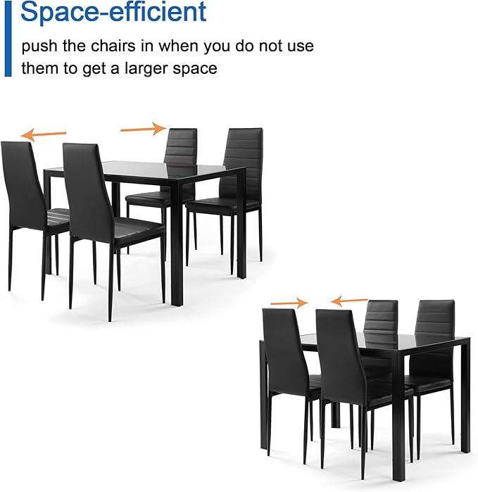 Ball & Cast 5 Pieces Dining Table Set - Image 5