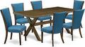East West Furniture X777VE721-7 7 Piece Dining Room Furniture Set Consist of a by EastWestFurniture