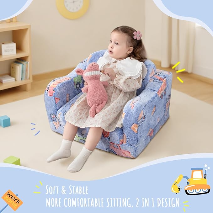 Thick Comfy Toddler Chair and Couch - Image 5