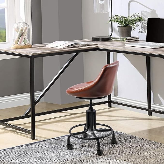 Topower Antique Industrial Design Metal Adjustable Height Kitchen Dining - Image 2