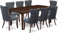 East West Furniture DODA9-MAH-13 9 Piece Dining Set Includes a Rectangle Solid by EastWestFurniture