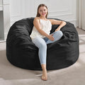 Hobestluk 4FT Bean Bag Chair Giant Bean Bag Chairs by YourHomeDeservesMore