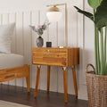 Bme Alden Solid Wood Nightstand/Side Table/End Table, Fully Assembled, by Bme