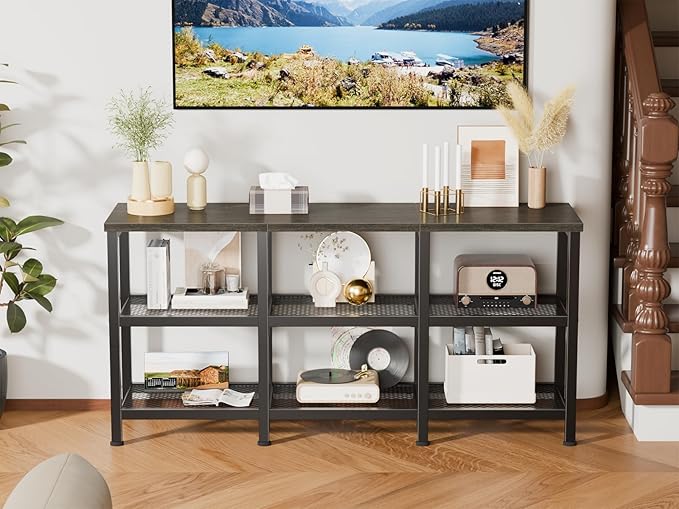 Furologee TV Stand, 43 Inch Entertainment Center - Image 4