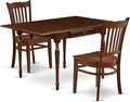 East West Furniture MZGR3-MAH-W 3 Piece Dinette Set by EastWestFurniture