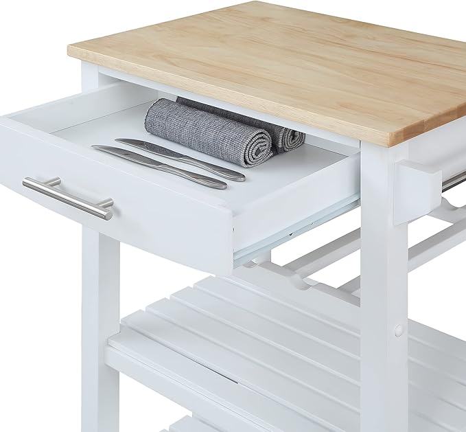 Convenience Concepts Ellaine 4 Tier Kitchen Cart - Image 3