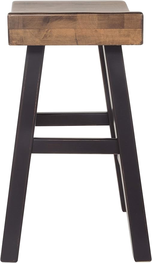 Signature Design by Ashley Glosco Farmhouse 25.5" Counter Height Saddle Barstool - Image 8