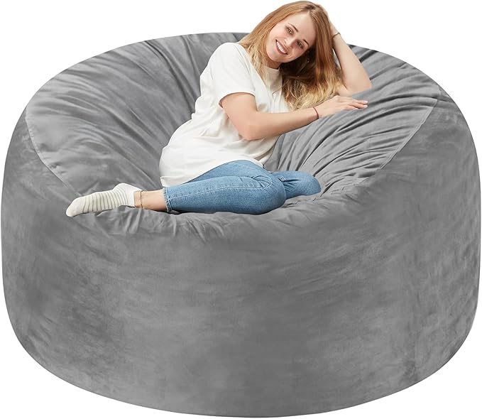 Homguava 5 FT Bean Bag Chair: 5' Bean Bags by Homguava