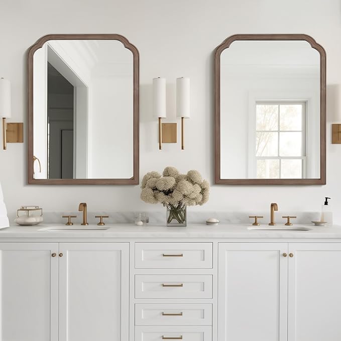 WallBeyond 30" x 40" Wood Bathroom Mirror - Image 2