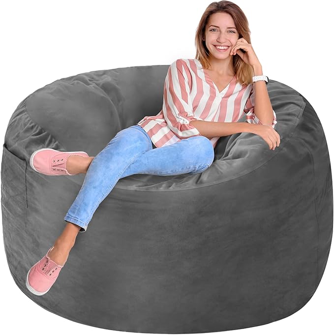 Homguava 3FT Bean Bag Chair: 3' Bean Bags - Image 6