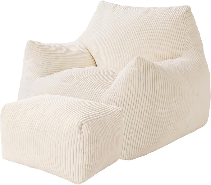 Big Bean Bag Chair for Adults & Kids, Ultra Soft Living Room Bean Bag - Image 9
