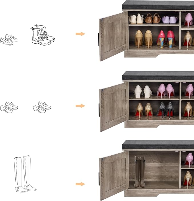 2-Tier Storage Bench, Shoe Bench - Image 6
