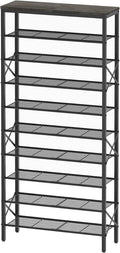 10 Tier Shoe Rack, Large Capacity Shoe Storage Organizer Holds 40 Pairs by Yatiney