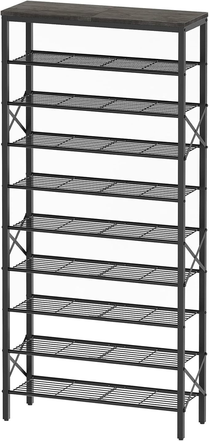 10 Tier Shoe Rack, Large Capacity Shoe Storage Organizer Holds 40 Pairs by Yatiney