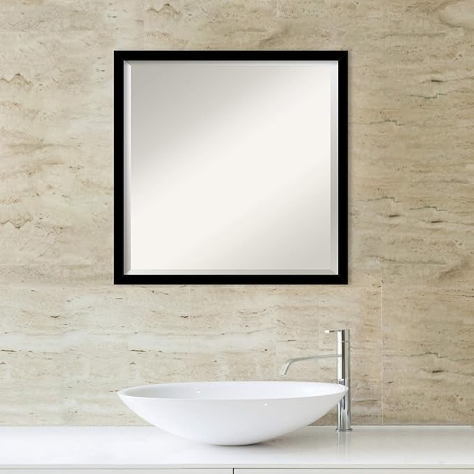 Amanti Art Black Bathroom Mirror - Image 6