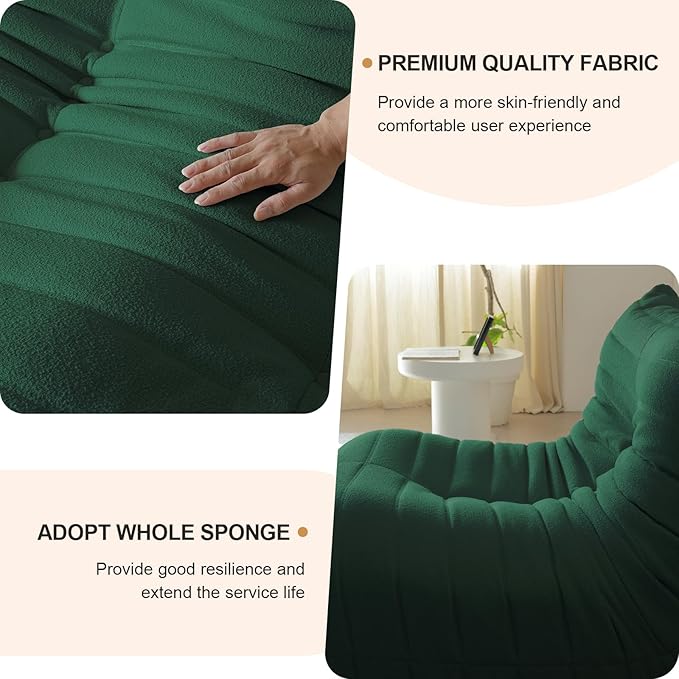 Luxury Ottomans, Modern Square Foot Rest - Image 3