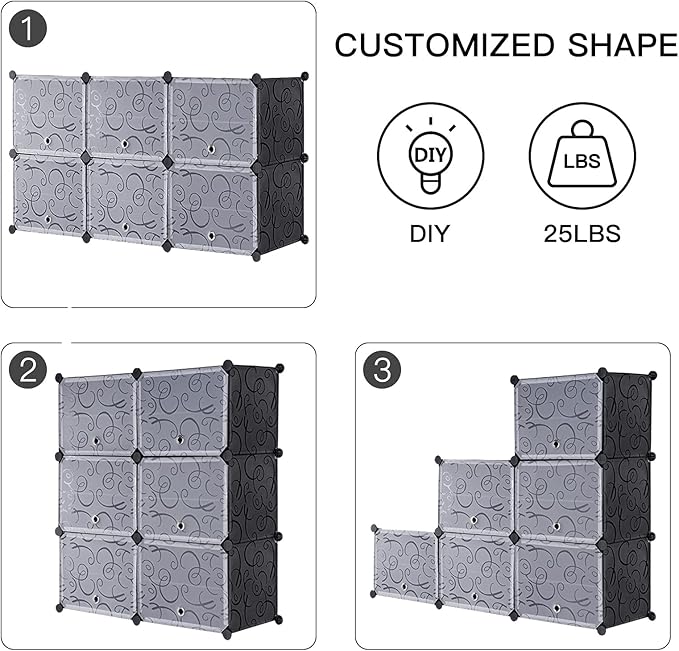 Shoe organizer Cabinet, 24 Pair shoe rack organizer closet, DIY Narrow Standing - Image 6