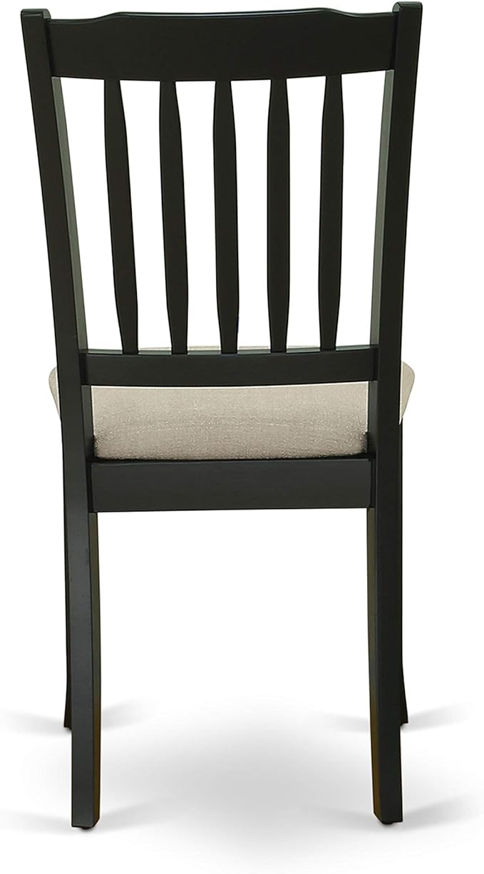 East West Furniture LGDA5-BLK-C 5 Piece Dinette Set Includes a Rectangle Dining - Image 11