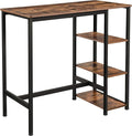 VASAGLE Bar Table with Sturdy Metal Frame, Easy Assembly, Industrial Design by VASAGLEbySONGMICSHOME