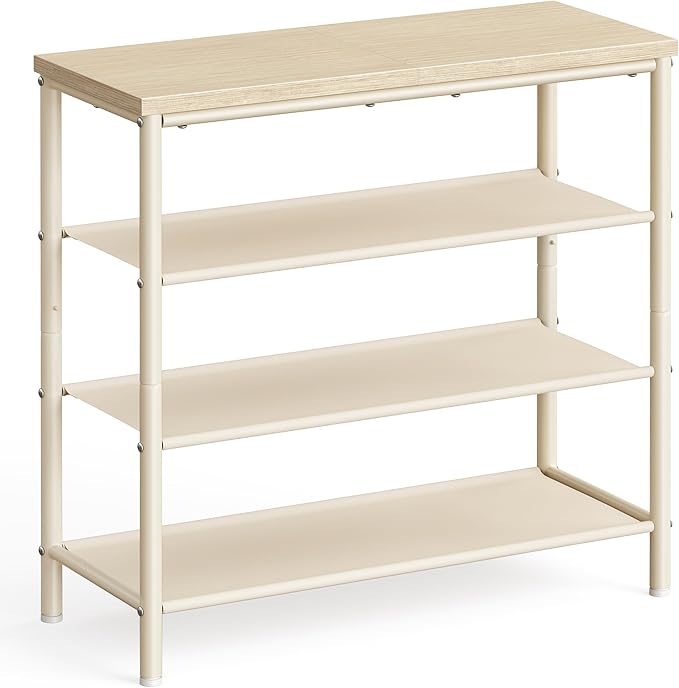 VASAGLE Shoe Rack, 4-Tier Shoe Storage Organizer by VASAGLEbySONGMICSHOME