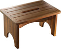 Wooden Step Stool for Adults, Heavy Duty One Step Bedside Stool by Eiwoda
