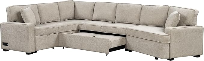 126" Extra Large Pull-Out Sofa Bed - Image 11